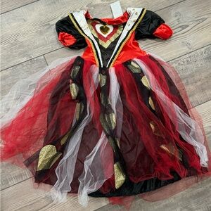 Toddler Queen of Hearts Costume 🖤❤️